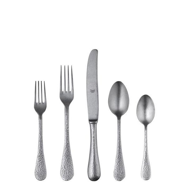 Mepra Mepra 106922005 Place Setting Epoque Pewter - 5 Piece 106922005